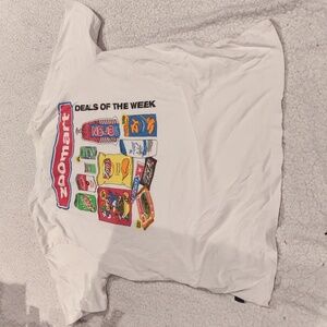 S: Zoo Mart White T-Shirt
